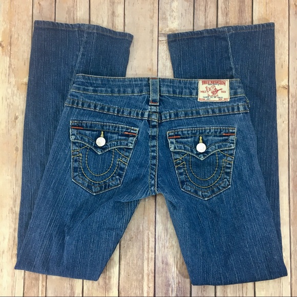 True Religion Denim - True Religion Joey Micro Flare Leg Jeans Sz 26